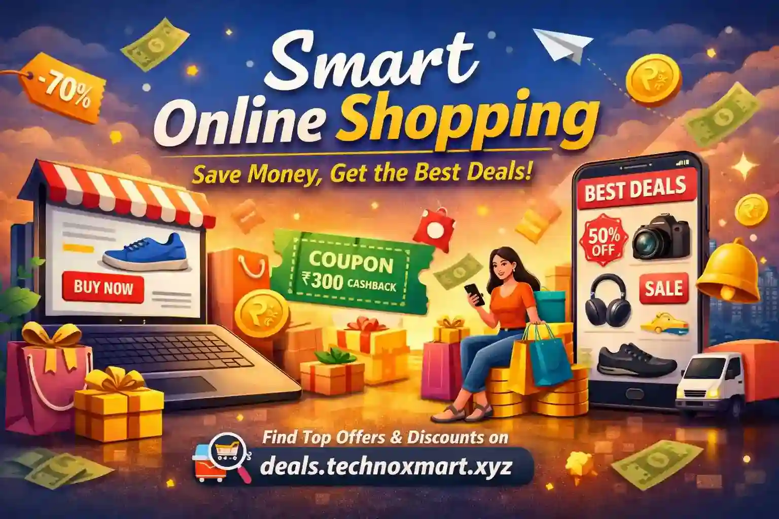 online shopping, online shopping deals, save money online, best deals online, shopping tips, discount offers, budget shopping, deals website, ecommerce deals, online discounts, smart shopping, shopping hacks, Technoxmart deals
