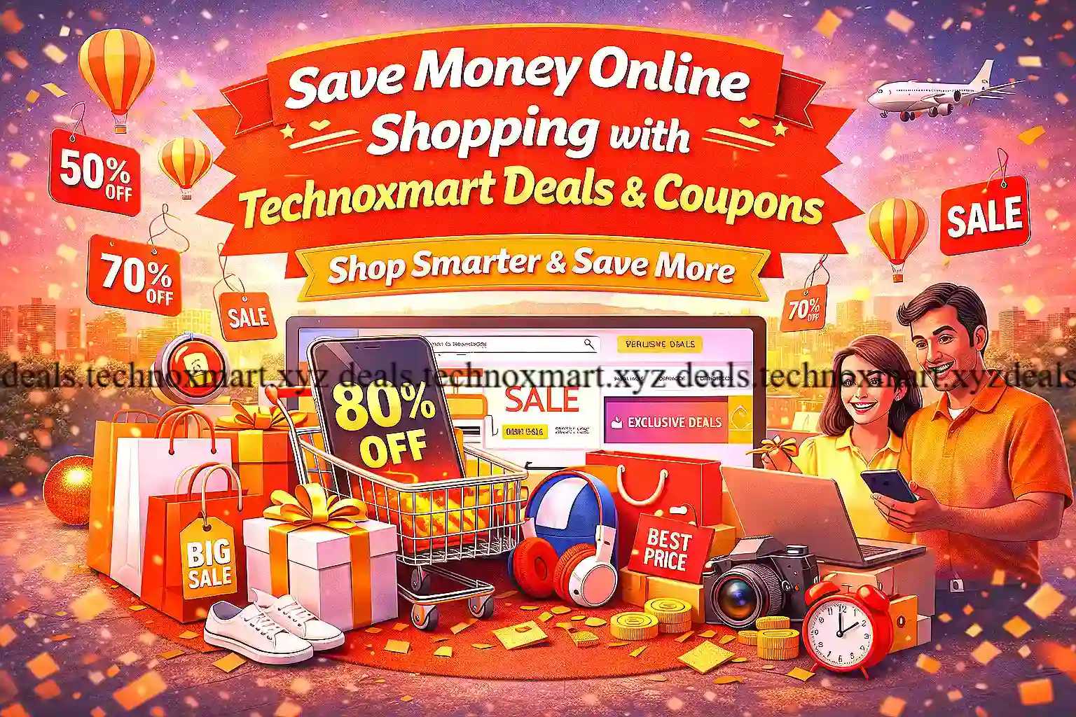 Save money online shopping using Technoxmart deals and coupons