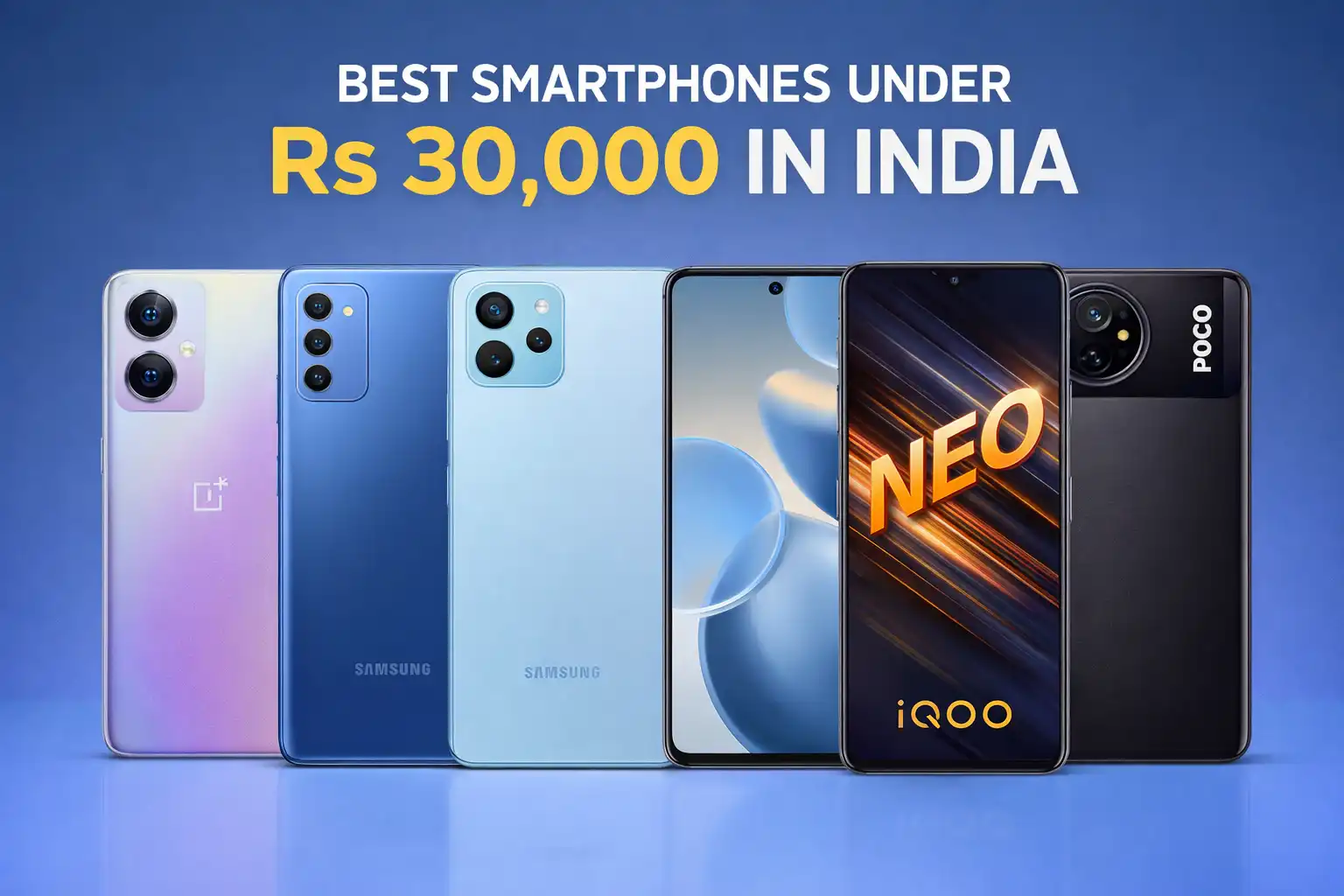 best smartphones under 30000